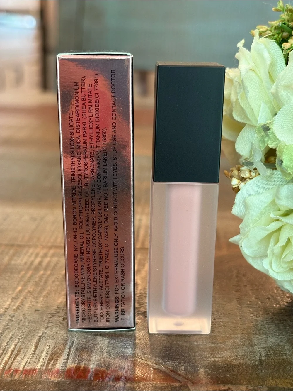 New REALHER Matte LIQUID LIPSTICK in I WILL RISE {Fair Nude}
